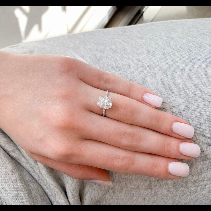 Cushion Solitaire Ring