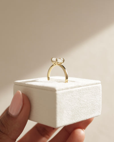 Emerald Solitaire Ring