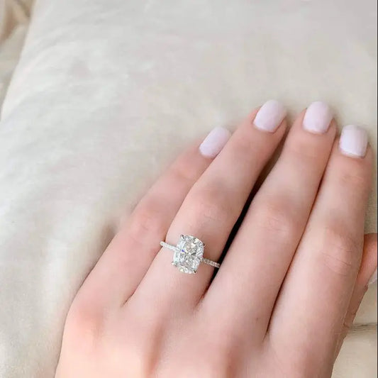 Cushion Solitaire Ring