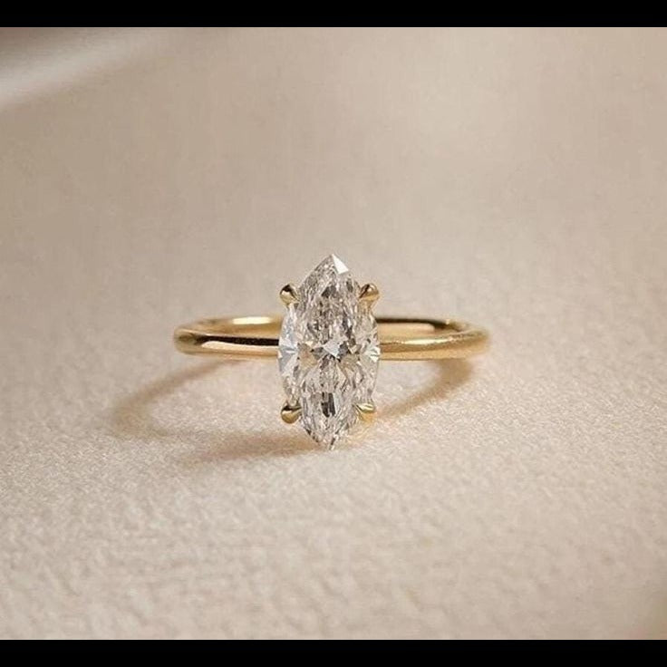 Marquise Solitaire ring