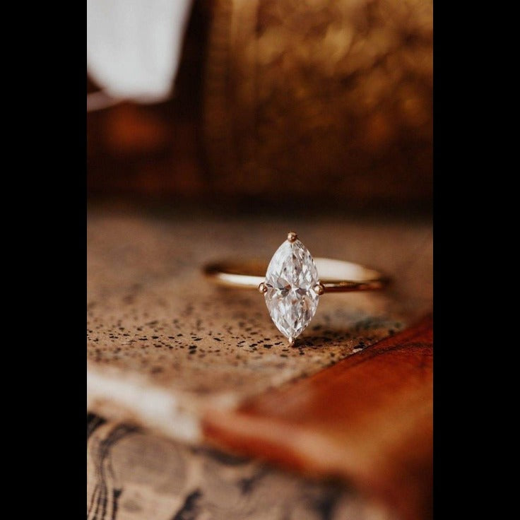 Marquise Solitaire ring