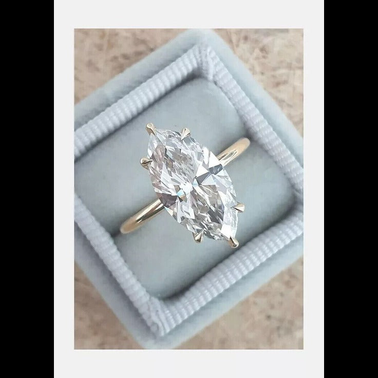 Marquise Solitaire ring