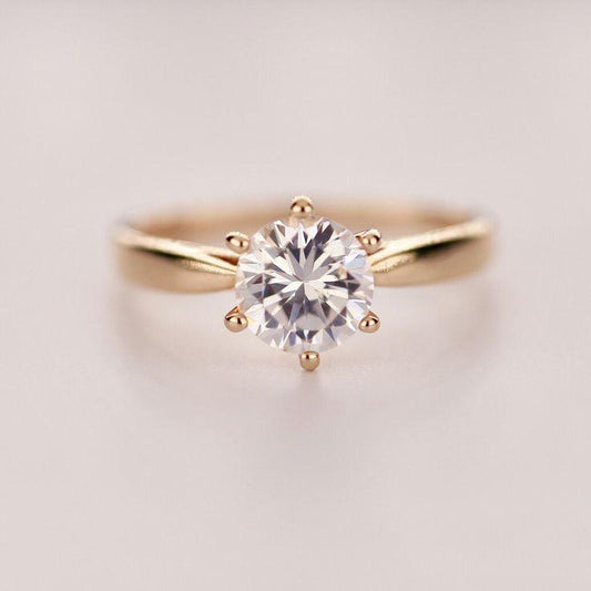 Round Solitiare Ring