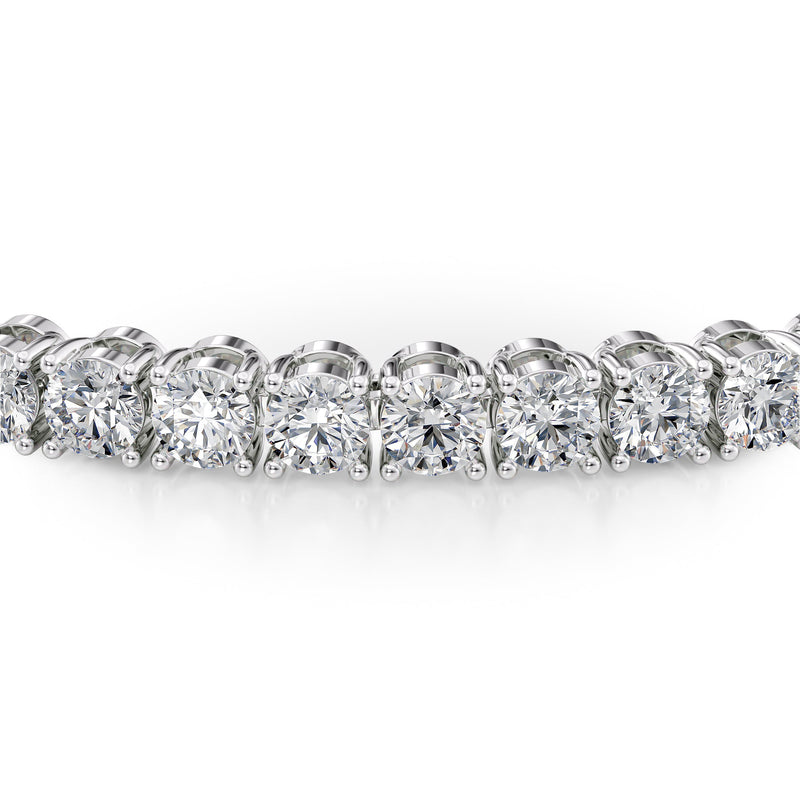 5CT Round Shape Moissanite Diamond Tennis Bracelet For Her