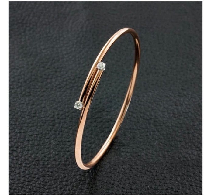 Indian handmade rose gold diamond bracelet for women