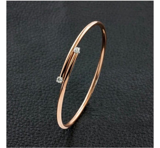 Indian handmade rose gold diamond bracelet for women