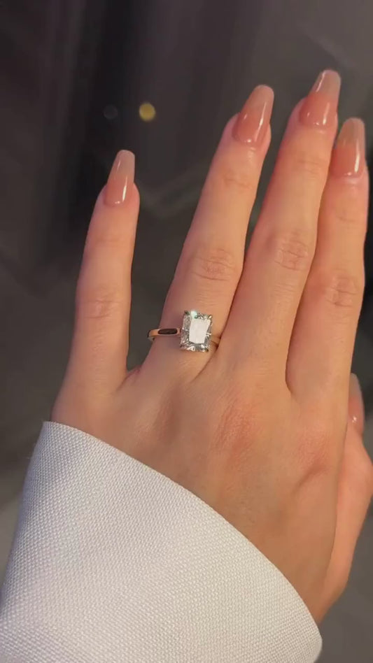 Radiant Solitaire Ring