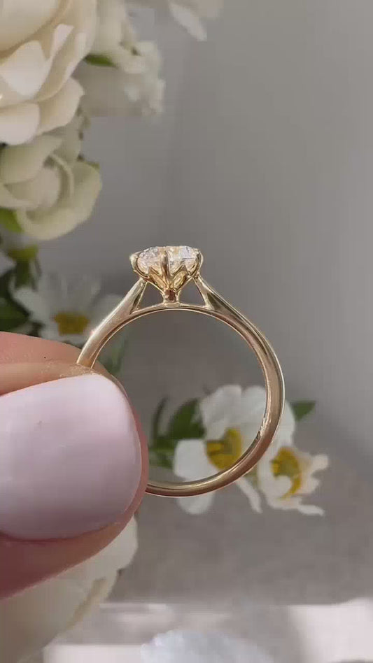 Round Solitiare Ring